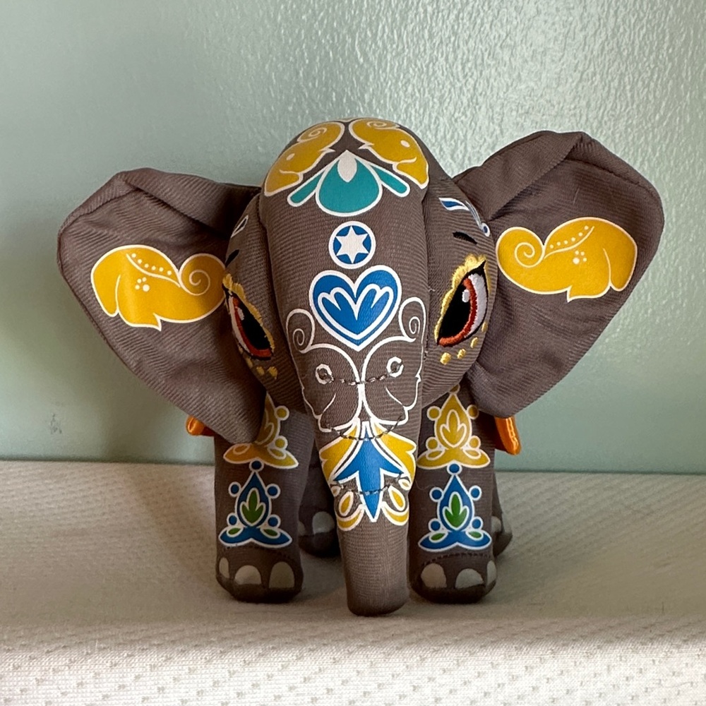 Colorful Elephant Plush Toy